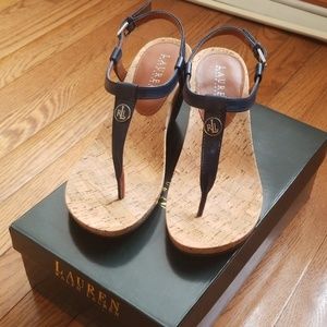 Ralph Lauren Shoes - Ralph Lauren Leather Reeta Wedge Ralph Lauren Shoes - Ralph Lauren Leather Reeta Wedge